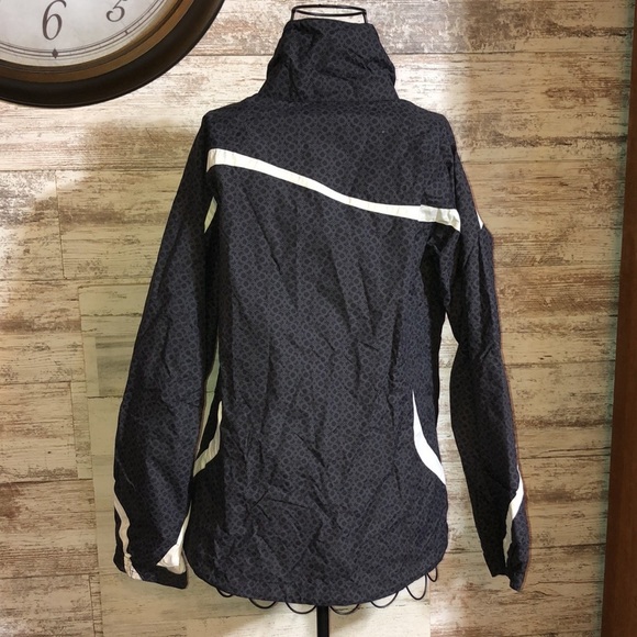 Columbia Interchange Dark Grey Hooded Waterproof Windbreaker Jacket Womens SM​​​ - Picture 4 of 8